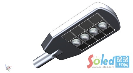 應用飛利浦天狼星LED室外模組搭配Xitanium LED室外電源的參考燈具模擬圖1