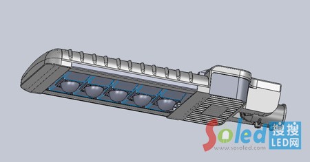 應用飛利浦天狼星LED室外模組搭配Xitanium LED室外電源的參考燈具模擬圖2
