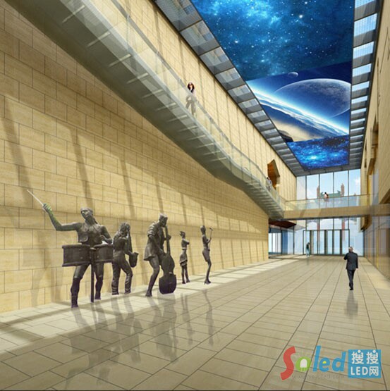 聯(lián)建光電成功中標(biāo)北京天橋藝術(shù)中心LED天幕屏項(xiàng)目