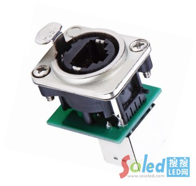 后端180°RJ45